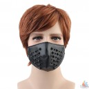 Masque noir â rivet de protection lavable 100% 