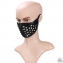 Masque noir â rivet de protection lavable 100% 