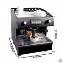 Machine à cafe 1 groupe Réservoir d’eau de 2,75 litres