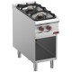 FOURNEAU 4 FEUX SUR FOUR GAZ