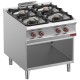 FOURNEAU 4 FEUX SUR FOUR GAZ