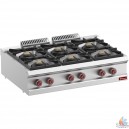 FOURNEAU 4 FEUX VIFS SUR FOUR GAZ GN 2/1