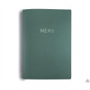 Porte menus 8 pochette noir -A4 L22xH31 cm