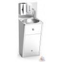 Lave mains fixe &eacute;lectro &agrave; p&eacute;dale L 450x P450xH1250 mm