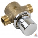 Bouton poussoir inox temporis&eacute; a genou