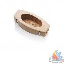 Moule &agrave; beurre cannel&eacute; ovale 250 g &ndash; d&eacute;cor "fleur"