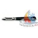 Eplucheur &agrave; lame mobile double tranchant