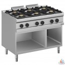 FOURNEAU GAZ, 6 FEUX, SUR ARMOIRE