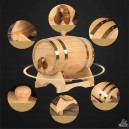 Tonneau en ch&ecirc;ne 20Litres D35xh52 cm